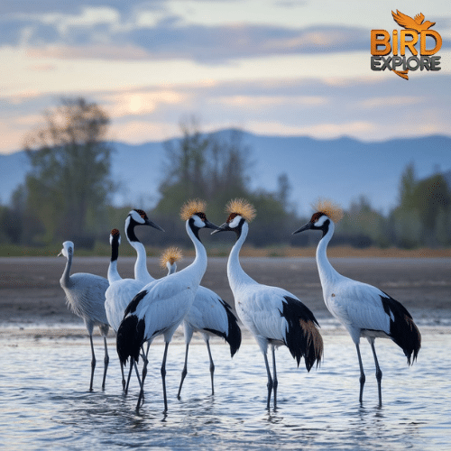 Red-Crowned Crane