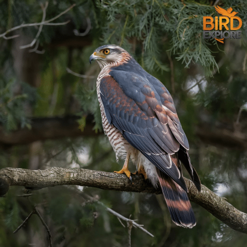 Sharp-shinned Hawk (Accipiter striatus)