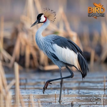 Grey Crowned Crane (Balearica regulorum)