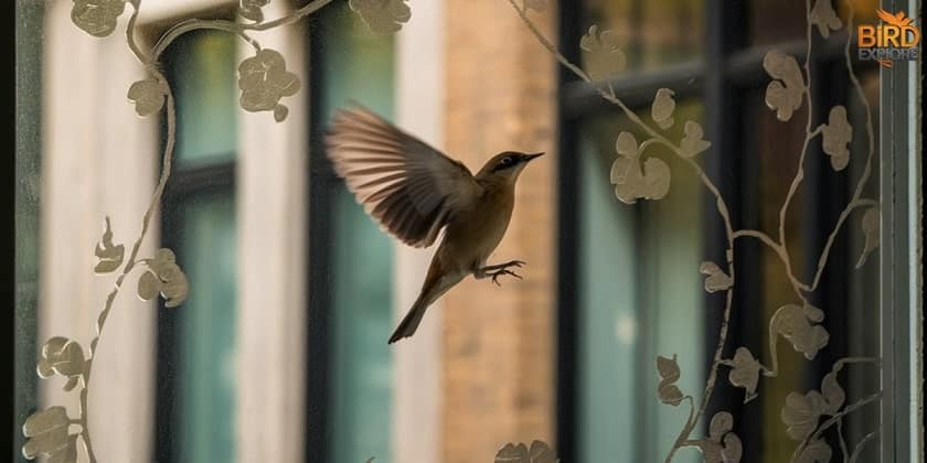 bird flying into window spiritual meaning